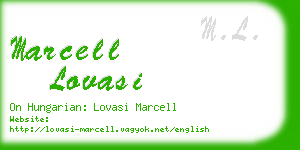 marcell lovasi business card